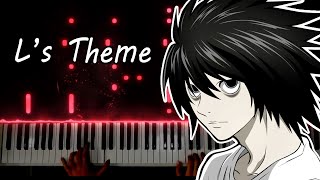 Ls Theme  Death Note OST Piano Cover [upl. by Juana391]