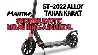 Skuter manual exotic mantap beban hingga 1 kuintal [upl. by Eldreda]