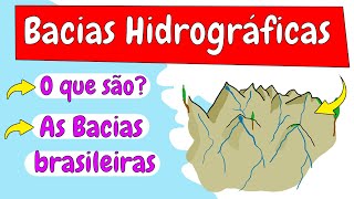 Bacias regiões hidrograficas do Brasil  Definição e Caracteristicas hidrografia [upl. by Whitaker626]