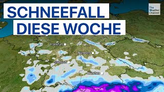 Schnee bis ins Tiefland – doch die Kälte bleibt nur kurz [upl. by Inesita]