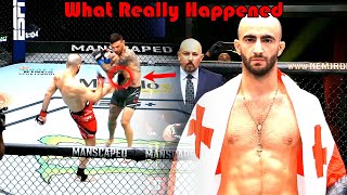 GIGA KICK What Really Happened Giga Chikadze vs Cub Swanson [upl. by Zumwalt]