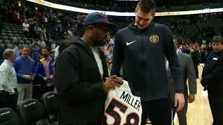 Denver Nuggets top 50 of 201819 47  Von Miller is a Nikola Jokic fan [upl. by Adonis8]