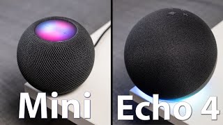 💥 Amazon ECHO 4 vs HOMEPOD MINI 🔈 ¡Este es el MAS RECOMENDABLE [upl. by Garcon]