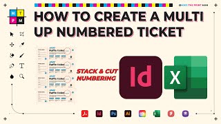 How to Create MultiUp Numbered Tickets in Adobe InDesign [upl. by Laurent944]