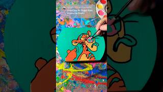 😛SaTiSfYinG Winnie the Pooh art ASMR paint satisfying winniethepooh drawing art shorts [upl. by Attey]