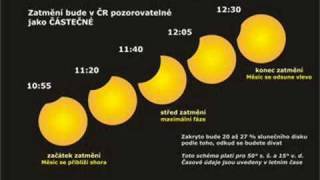 Zatmění Slunce 182008 vyšší kvalita [upl. by Namara]