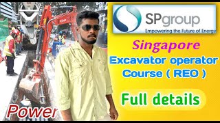 Singapore excavator training  Singapore excavator operator course  power grid [upl. by Stovall]