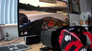 Fanatec ClubSport Wheel Force Feedback Test 100 50 25 [upl. by Polinski]