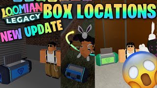 ALL BOX LOCATIONS AT Sepharite City  Loomian Legacy [upl. by Nhojleahcim870]