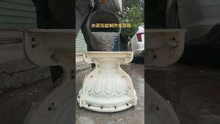 Cement flower pot production video and sharing flower pot mold Cement railing mold  Roman column [upl. by Trilly]