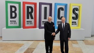 PM Modi at the BRICS Summit Welcome Ceremony [upl. by Hew]