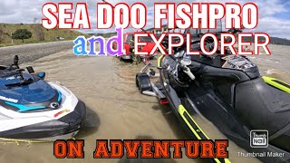 Sea doo fish pro Sea doo explorer and kayak adventure [upl. by Fulks]