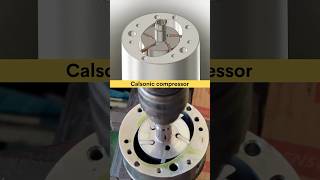 Calsonic petrol Compressor 🗿🔥 power compressor working caddesign solidworks 3ddesign [upl. by Yanarp]