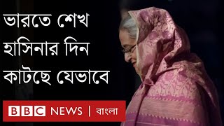 ভারতে শেখ হাসিনার ১০০ দিন  কীভাবে রয়েছেন সামনেই বা কী BBC Bangla [upl. by Ronny]