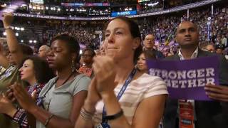 Mark Kelly and Gabby Giffords at the 2016 DNC [upl. by Rossen]