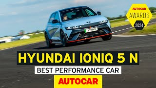 Autocar Awards 2024  Why the Hyundai IONIQ 5 N is our Best Performance Car  Sponsored [upl. by Cresa]