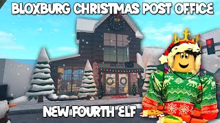 THE NEW BLOXBURG FOURTH ELF IS HERE AND BUILDING A CHRISTMAS POST OFFICE IN MY TOWN [upl. by Nelson]