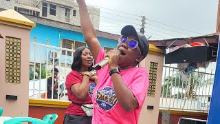 ODEHYIABA PRISCILLA AND SANDY ASARE JOINS FEED THE STREET WITH JAZE AND FRIENDS [upl. by Enaasiali]