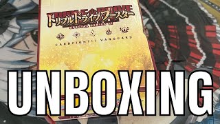 Unboxing Triple Drive Booster for Cardfight Vanguard [upl. by Selie]