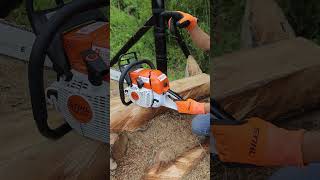 Pasos Para Encender una Motosierra Stihl MS 382 shorts [upl. by Abibah]