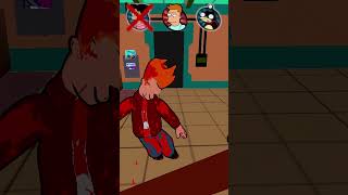 Bender Kills Fry With An Axe In Futurama Horror Game horrorgaming gaming funny [upl. by Acilejna]