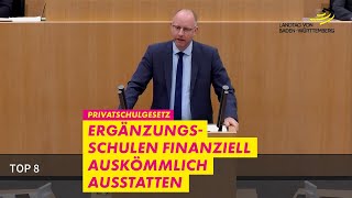 Ergänzungsschulen finanziell auskömmlich ausstatten [upl. by Aniuqaoj]