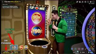 How to win in CRAZY TIME with 50 pesos Deposit 747 LIVE CASINO TeamJHAYDEE [upl. by Ahsem]