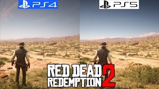 Red Dead Redemption 2 PS4 vs PS5 BC  Graphics Comparison  Framerate  4K  Loading Times [upl. by Lindgren]