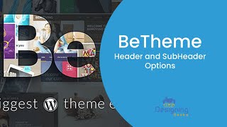 Betheme Tutorial 2 Header and Subheader Options  Setup Header using Betheme [upl. by Malachy]