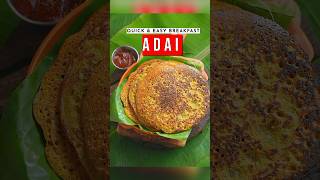 Adai Dosa Recipe  Protein Rich Breakfast [upl. by Horan]