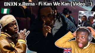 BUJU Made The OLD REMA Come Back🥹 Fi Kan We Kan Official Video REACTION  UK [upl. by Ttemme362]