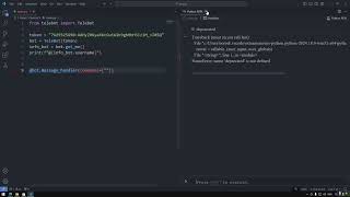 Как создать Telegramбота на Python и как работать с методами messagehandler 👉 [upl. by Constancia173]