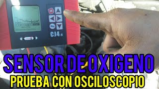 Prueba de Sensor de Oxigeno Con Osciloscopio [upl. by Asserak]