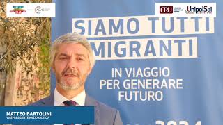 Matteo Bartolini a “Siamo tutti migranti” organizzato dal CRU Sicilia [upl. by Ebony]