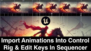 How To Import Animations into Control Rig ampEdit Keys Using Sequencer in UE5 [upl. by Sorkin152]