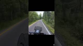 Just riding through the hills motorcycle twowheels nature kawasaki [upl. by Naerda]