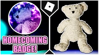 How to get SAM BEAR SKIN  quotHOMECOMINGquot BADGE in BEAR BEAR 2 ROBLOX [upl. by Ahen]