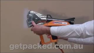 Gas Gun  Heat Gun  Ripack Series 3000  for shrinking shrink film for pallets [upl. by Halak58]