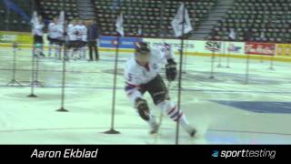 Aaron Ekblad at CHL Top Prospects Testing [upl. by Nelac]