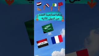 شكرا لمتابعينا الجدد من السعودية والعراق وفرنسا في انتظار أحبة من باقي الدول العربية اكسبلور ترند [upl. by Emie412]