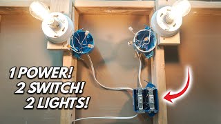 1 Gang 2 Gang amp 3 Gang 1 Way Switch Connection  How to Wire Light Switch [upl. by Jarrad]