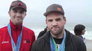 Nautica Malibu Triathlon 2010  Interview with Ethan Suplee [upl. by Einna]