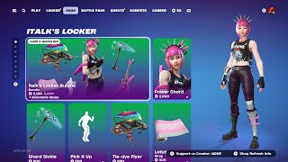 Italks Locker Bundle Is Back In Todays Fortnite Item Shop Reset fortnite fortniteitemshop [upl. by Gnuy346]