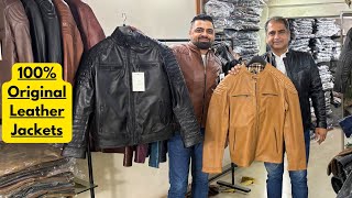 100 Original Leather Jacket Manufacturer  Jackets 1999  Leather Jacket in Retail n Wholesale [upl. by Montfort]