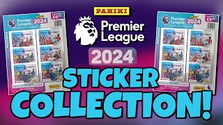 Starting The PREMIER LEAGUE 2024 Sticker Collection From Panini 2 Multipacks To KICK OFF [upl. by Enajiram556]