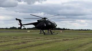 McDonnell Douglas MD500E Leicester Airport [upl. by Aridni]