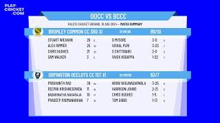 Orpington Ocelots CC 1st XI v Bromley Common CC 3rd XI [upl. by Ltsyrk660]