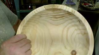 Wood Turning Southern Yellow Pine Bowl [upl. by Anerbas]