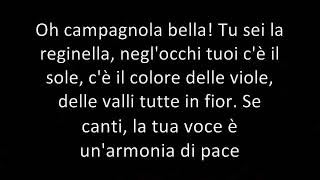 Reginella Campagnola  Voce  testo [upl. by Aretta]