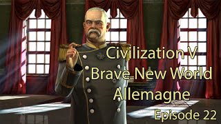 Civilization V Brave New World  Allemagne  Episode 22 FR [upl. by Hebrew]